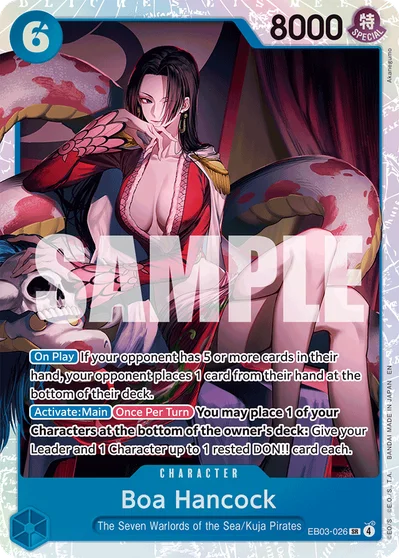 Boa Hancock 026 Heroines Edition One Piece Card