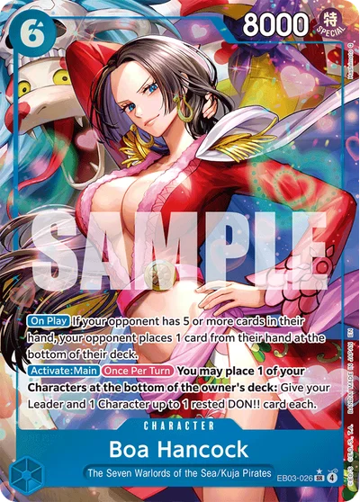 Boa Hancock (altArt) 026 Heroines Edition One Piece Card