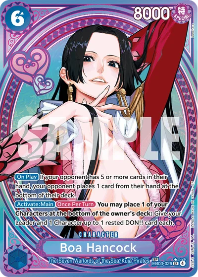 Boa Hancock (specialAltArt) 026 EB03 One Piece TCG Card