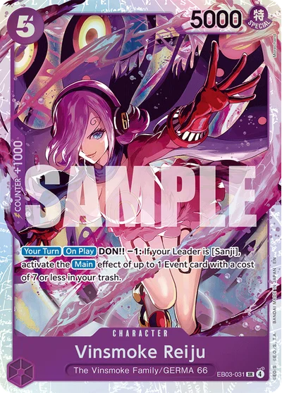 Vinsmoke Reiju 031 EB03 One Piece TCG Card