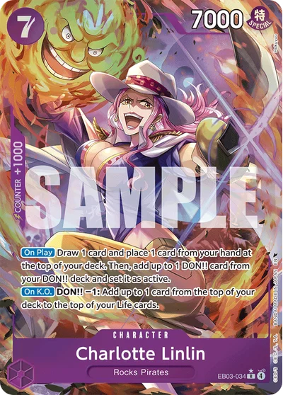 Charlotte Linlin (altArt) 034 EB03 One Piece TCG Card
