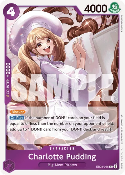Charlotte Pudding 035 EB03 One Piece TCG Card