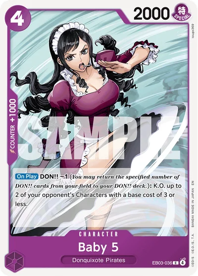 Baby 5 036 EB03 One Piece TCG Card