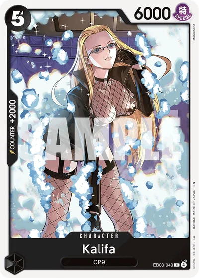 Kalifa 040 EB03 One Piece TCG Card