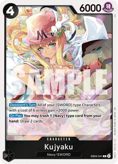 Kujyaku 041 EB03 One Piece TCG Card