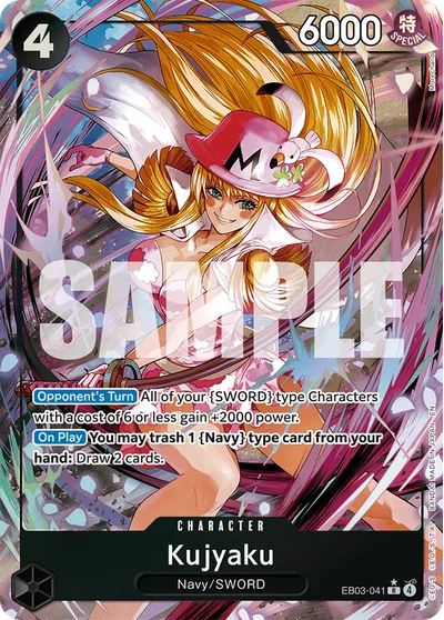 Kujyaku (altArt) 041 EB03 One Piece TCG Card