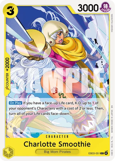 Charlotte Smoothie 051 EB03 One Piece TCG Card