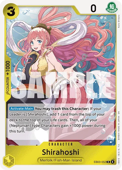 Shirahoshi 052 EB03 One Piece TCG Card