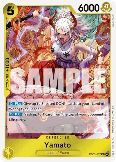 Yamato 057 EB03 One Piece TCG Card
