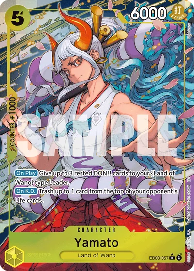 Yamato (altArt) 057 EB03 One Piece TCG Card