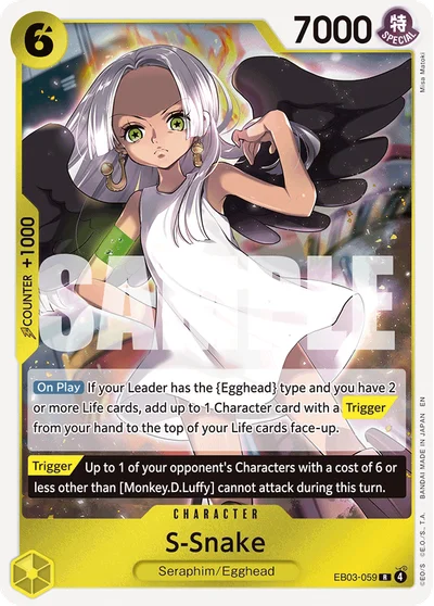 S-Snake 059 EB03 One Piece TCG Card