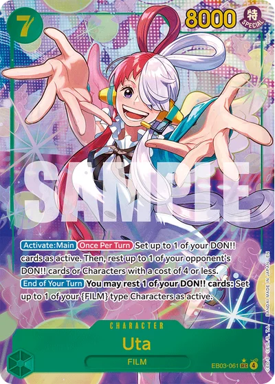Uta (altArt) 061 Heroines Edition One Piece Card