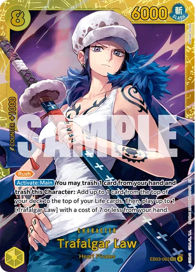 Trafalgar Law 062 Heroines Edition One Piece Card