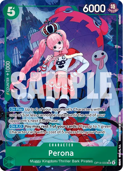 Perona (altArt) 033 OP14 One Piece TCG Card