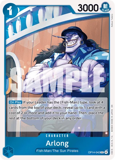 Arlong 042 OP14 One Piece TCG Card