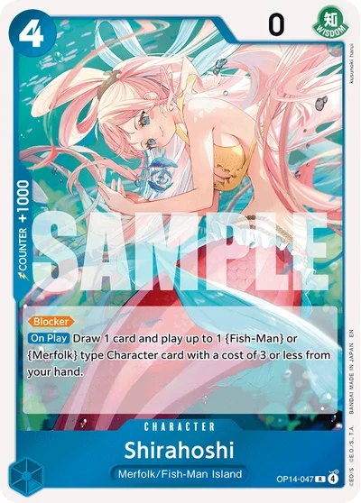 Shirahoshi 047 OP14 One Piece TCG Card