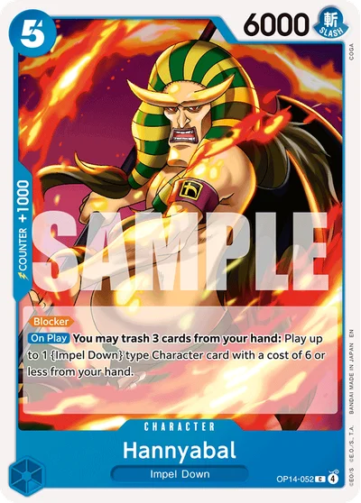 Hannyabal 052 OP14 One Piece TCG Card