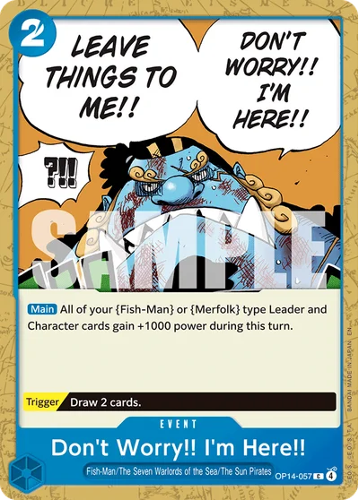 Don't Worry!! I'm Here!! 057 OP14 One Piece TCG Card