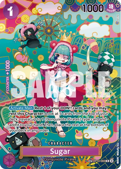 Sugar (specialAltArt) 065 The Azure Sea's Seven One Piece Card