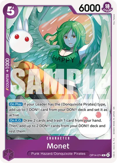 Monet 074 OP14 One Piece TCG Card