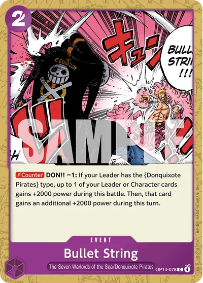 Bullet String 078 OP14 One Piece TCG Card