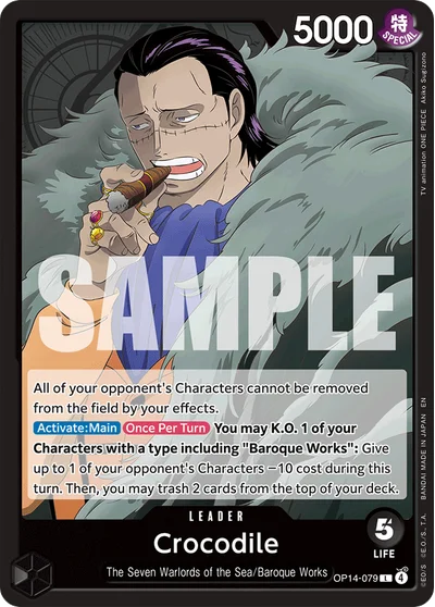 Crocodile 079 OP14 One Piece TCG Card