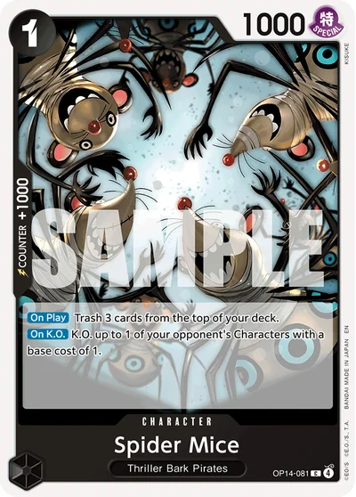 Spider Mice 081 OP14 One Piece TCG Card