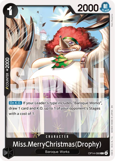 Miss.MerryChristmas(Drophy) 088 OP14 One Piece TCG Card