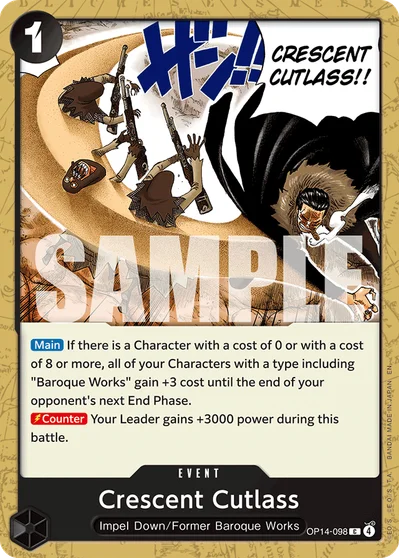 Crescent Cutlass 098 OP14 One Piece TCG Card