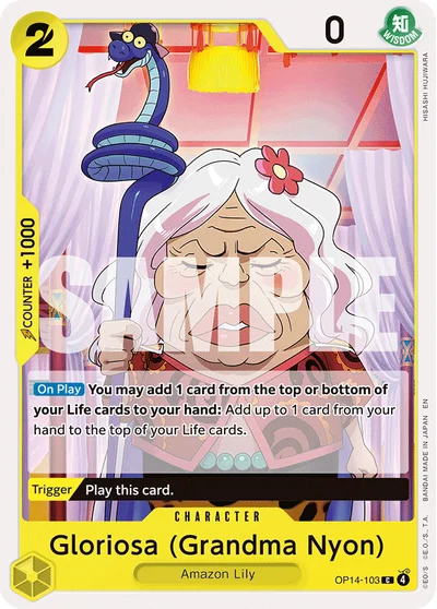 Gloriosa (Grandma Nyon) 103 OP14 One Piece TCG Card
