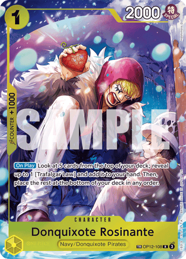 Donquixote Rosinante 108 OP14 One Piece TCG Card