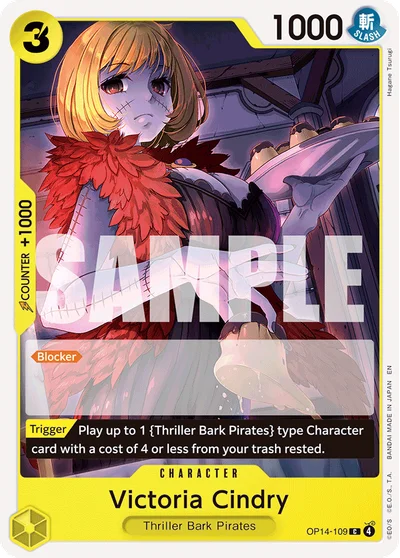 Victoria Cindry 109 OP14 One Piece TCG Card