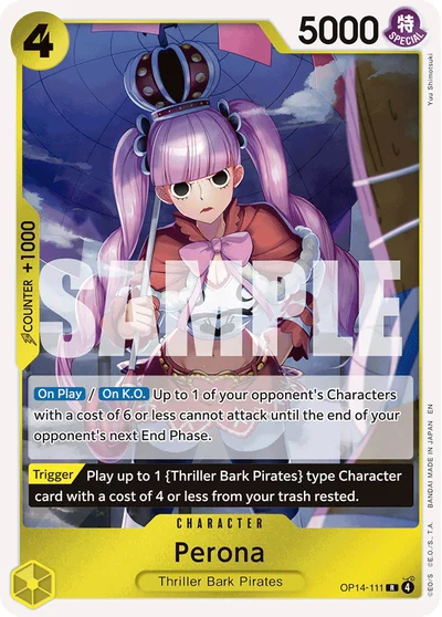 Perona 111 OP14 One Piece TCG Card