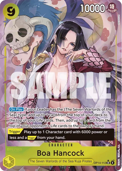 Boa Hancock (altArt) 112 The Azure Sea's Seven One Piece Card