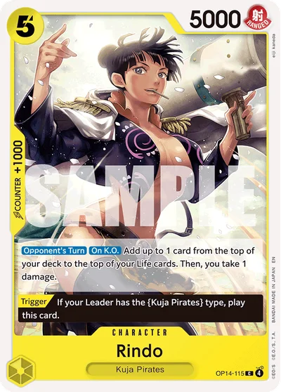 Rindo 115 OP14 One Piece TCG Card