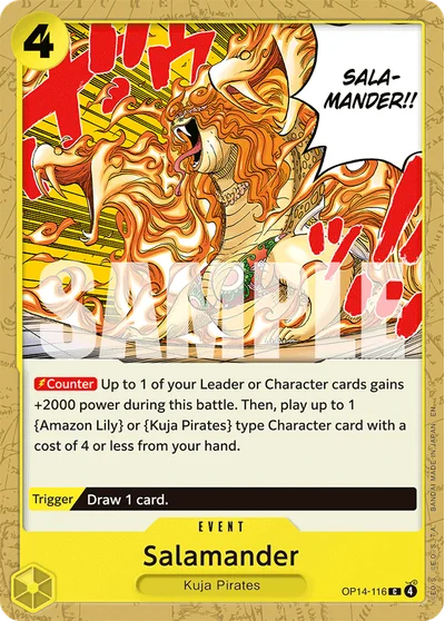Salamander 116 OP14 One Piece TCG Card