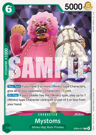 Mystoms EB04-017 OP14 One Piece TCG Card