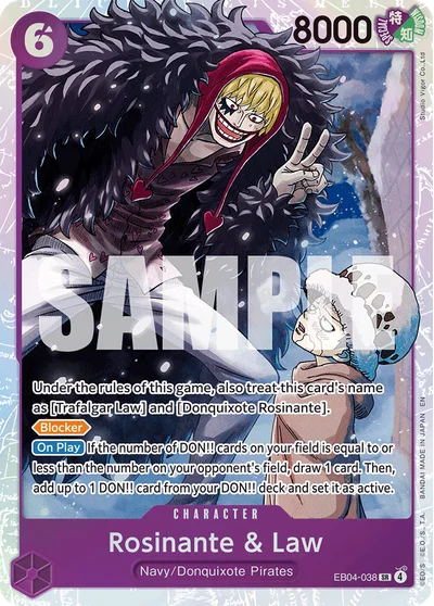 Rosinante & Law EB04-038 OP14 One Piece TCG Card