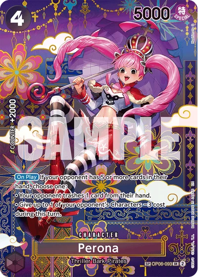 Perona (specialAltArt) OP06-093 OP14 One Piece TCG Card