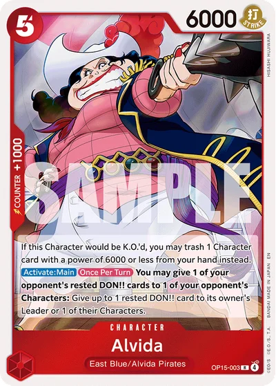 Alvida 003 OP15 One Piece TCG Card