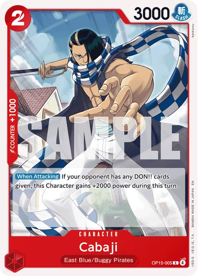 Cabaji 005 OP15 One Piece TCG Card