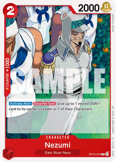 Nezumi 010 OP15 One Piece TCG Card