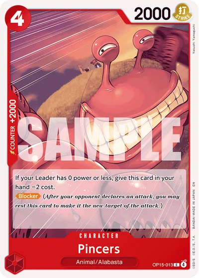 Pincers 013 OP15 One Piece TCG Card