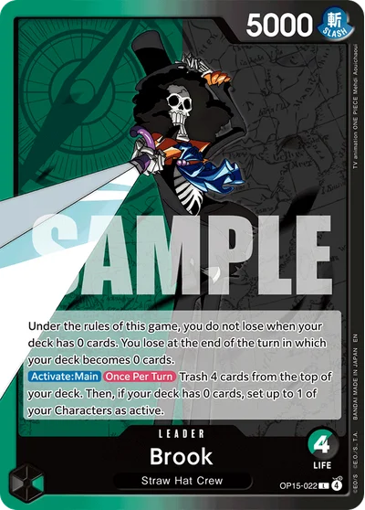 Brook 022 OP15 One Piece TCG Card