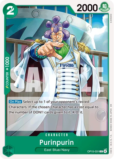 Purinpurin 031 OP15 One Piece TCG Card