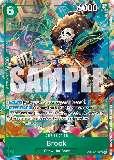 Brook (altArt) 032 OP15 One Piece TCG Card