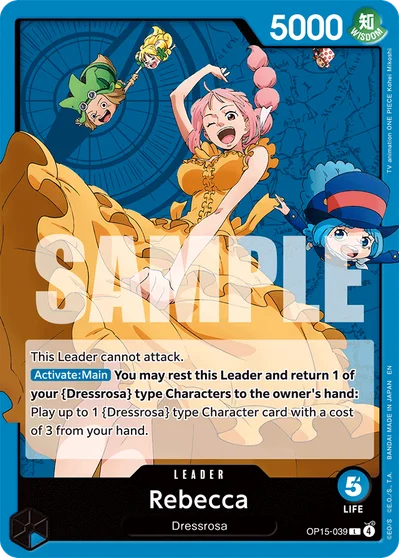 Rebecca 039 OP15 One Piece TCG Card