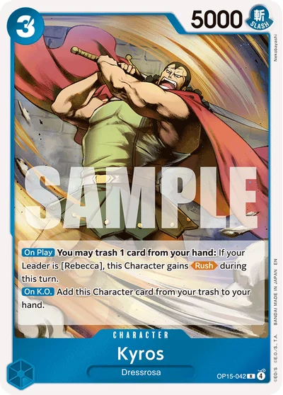 Kyros 042 OP15 One Piece TCG Card