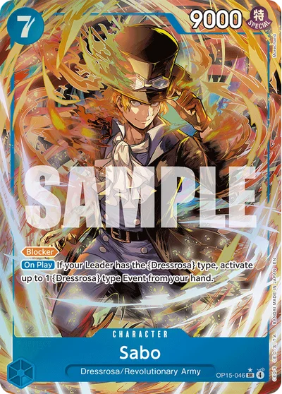 Sabo (altArt) 046 Adventure on Kamis Island One Piece Card