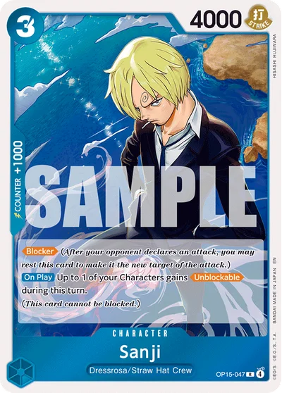 Sanji 047 OP15 One Piece TCG Card